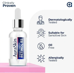 AuraSkin B3 + Retinol Renewal Elixir