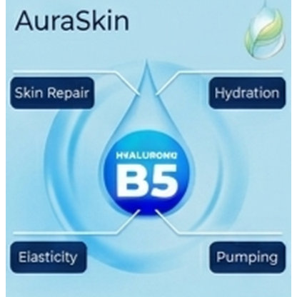 Pure Hyaluronic Acid Serum for Face with Vitamin B5 Hydrating Serum for Skin