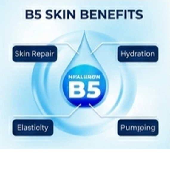 Pure Hyaluronic Acid Serum for Face with Vitamin B5 Hydrating Serum for Skin