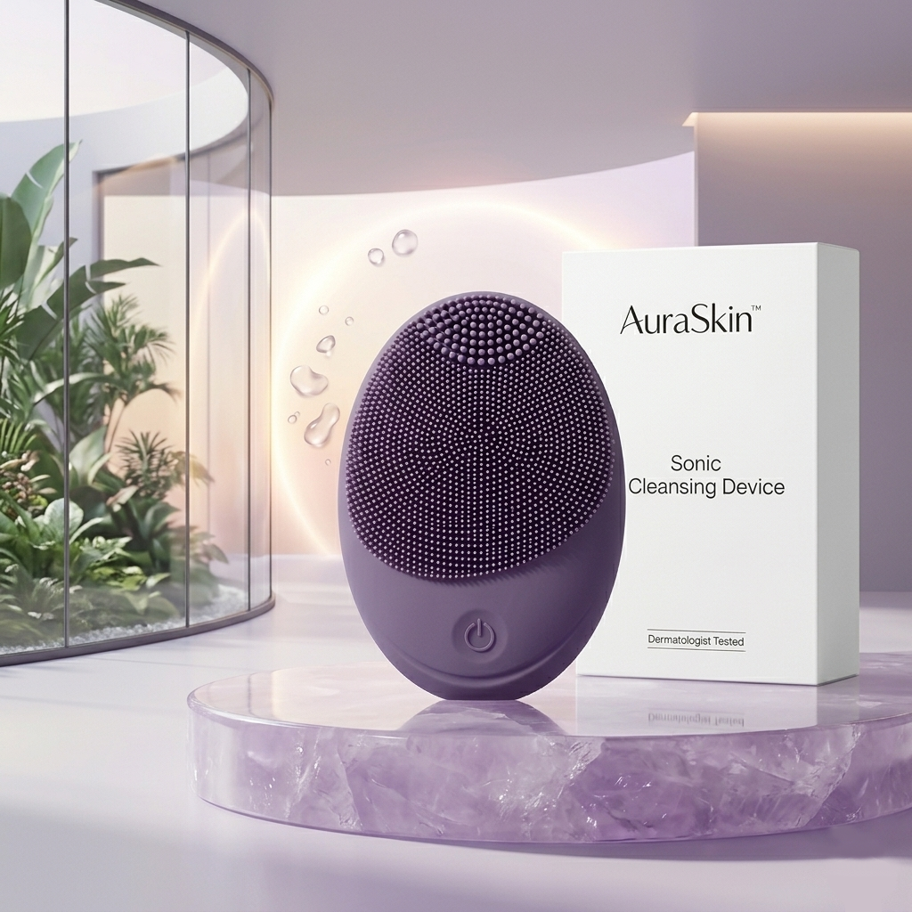 AuraSkin™ Sonic Facial Cleansing Device
